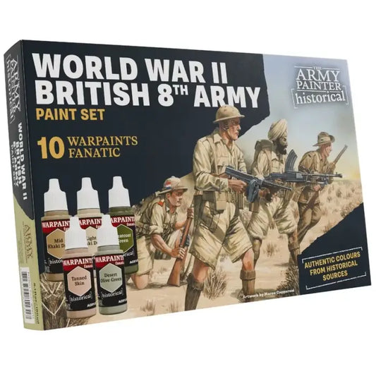 Warpaints Fanatic: World War II British 8th Army Paint Set
