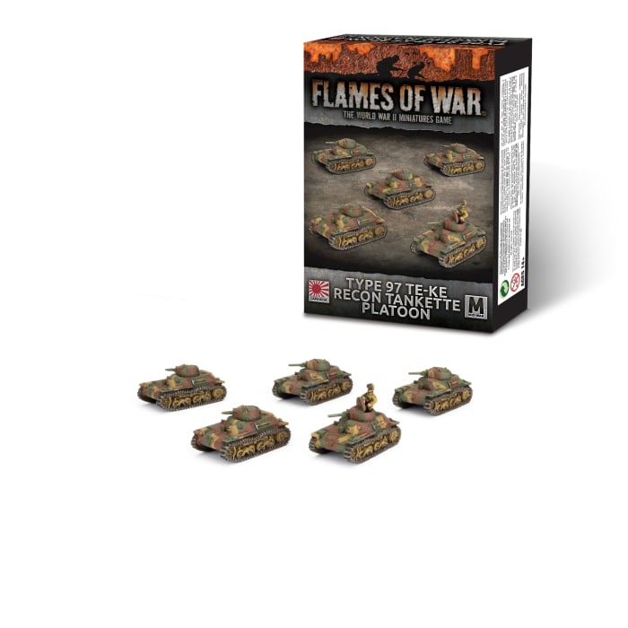 JBX13 Type 97 Te-Ke Recon Tankette Platoon (x5)