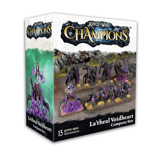 Kings of War Champions: La'theal Voidheart Company Box