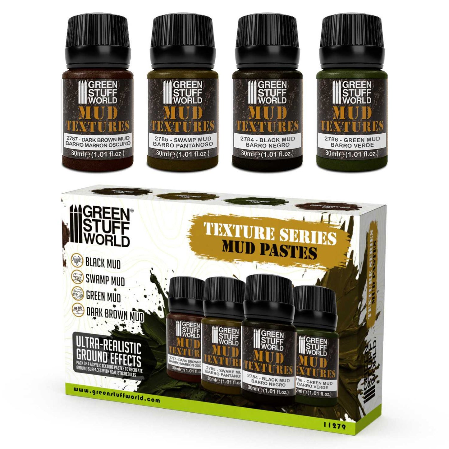 Mud Textures Set 30ml