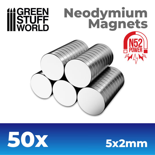 Magnets 5x2mm - 50 units (N52)