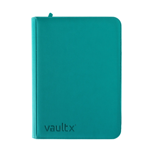 9-Pocket Exo-Tec® Zip Binder - Ocean Blue