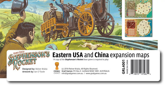 Stephenson’s Rocket: Eastern USA & China