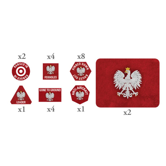 PL941 Polish Token (x20) & Objective (x2) Set