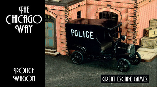 Police Wagon Boxed Resin Car Set