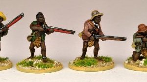 Matabele Rebels Firing Muskets
