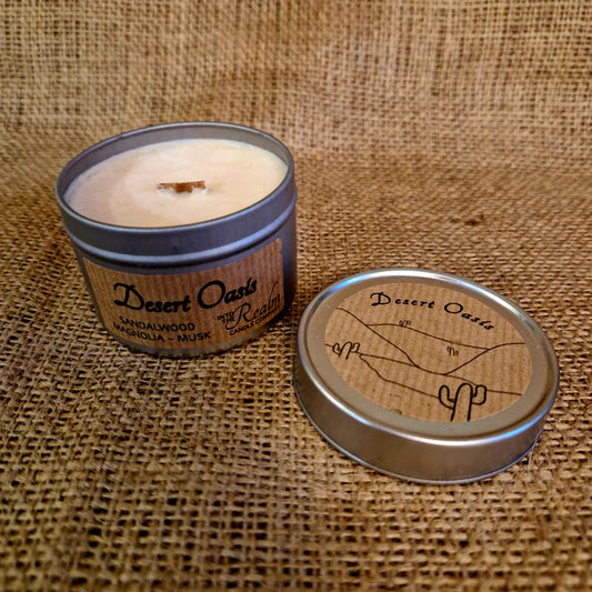Desert Oasis Candle Tin