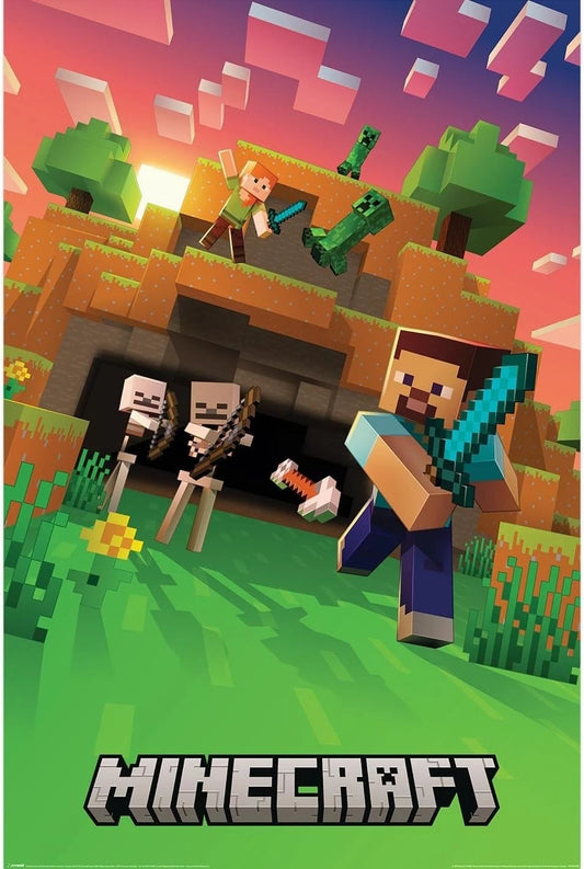 MINECRAFT (CINEMATIC SKELETONS) MAXI POSTER