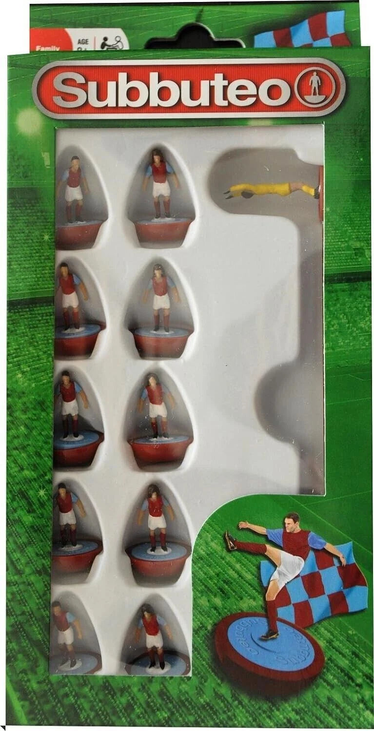 Subbuteo: Claret/Blue Team