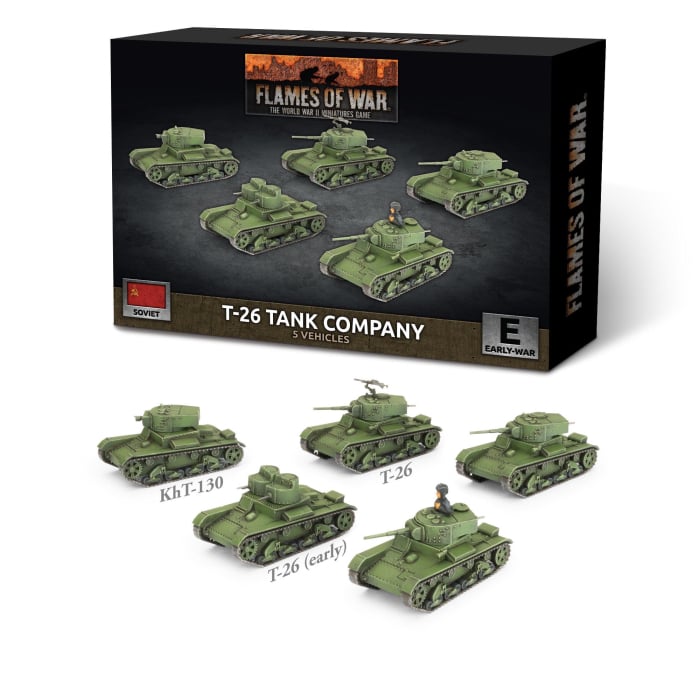 SBX87 T-26 Tank Company (plastic)