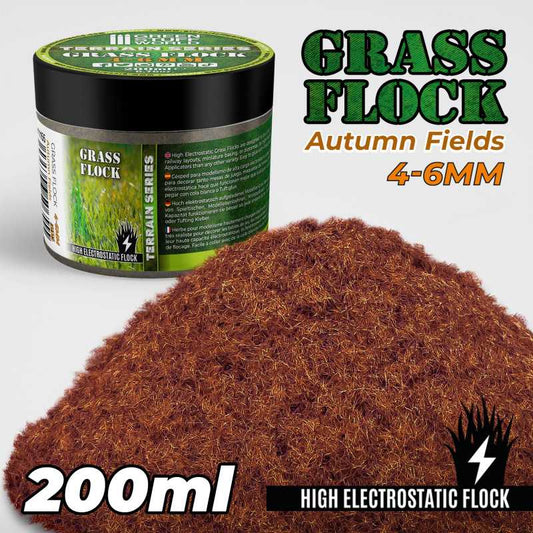 Grass Flock: Autumn Fields 4-6mm (200ml)