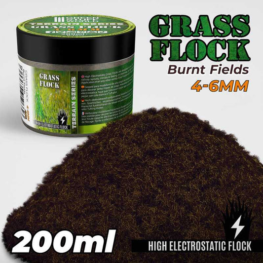 Grass Flock: Burnt Fields 4-6mm (200ml)