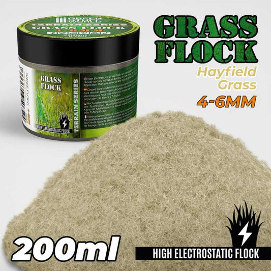 Grass Flock: Hayfield Grass 4-6mm (200ml)