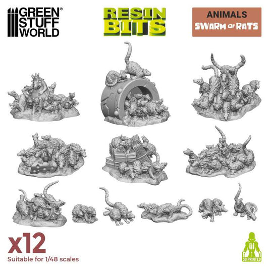 3D Printed: Swarm of Rats