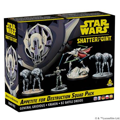 Star Wars Shatterpoint : Appetite for Destruction - General Grievous Squad Pack