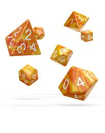 RPG Sunstone Dice (Gemidice) x 7