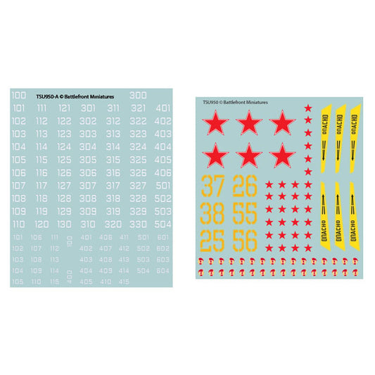 TSU950: Soviet Decal Set