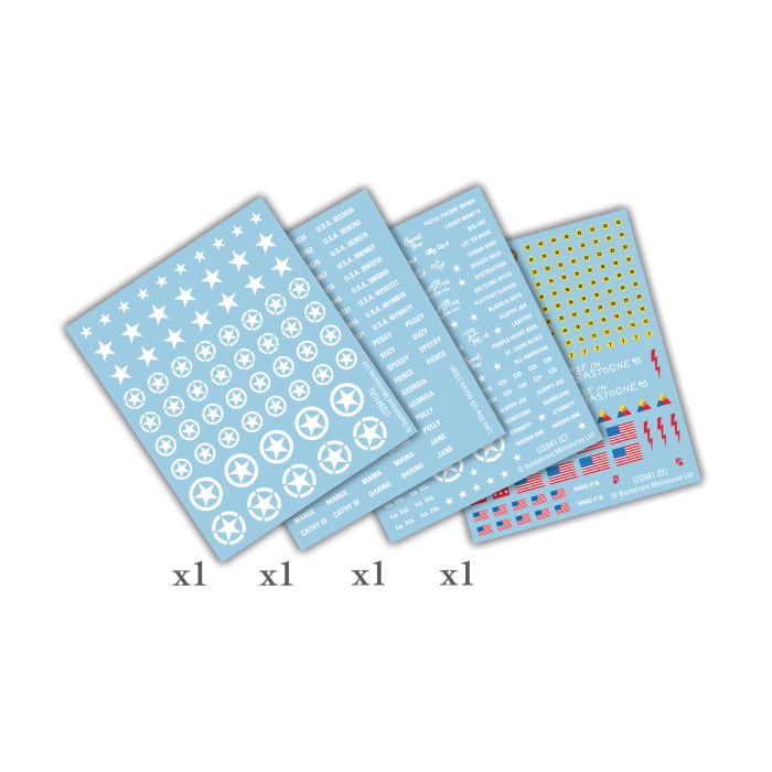 US941: WWII American Decal Set