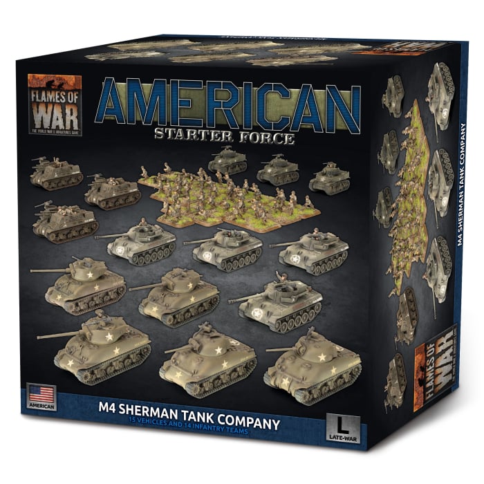USAB17: American LW Sherman Tank Company Starter Force