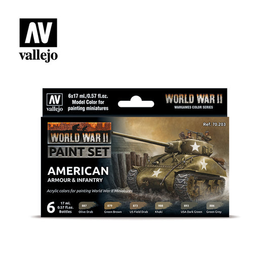 American Armour & Infantry Paint Set