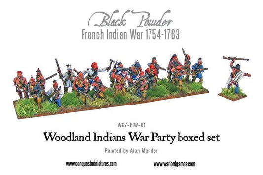 French Indian War: Woodland Indian War Party