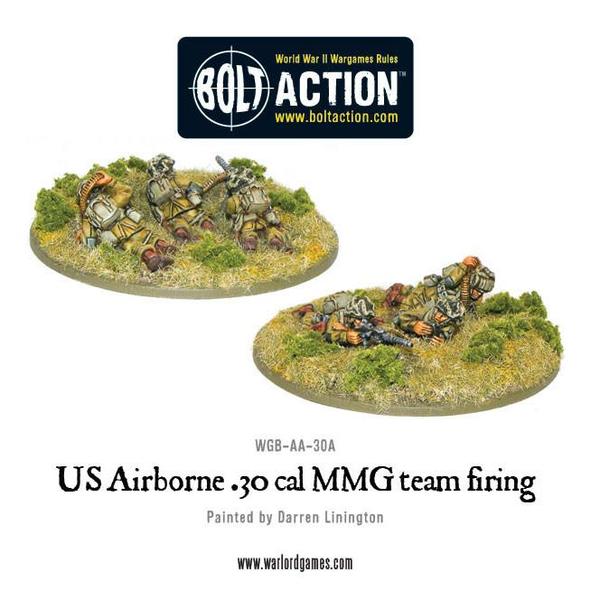 US Airborne 30cal team