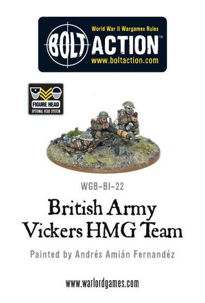 British Army Vickers MMG Team