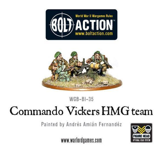 British Commando Vickers HMG team