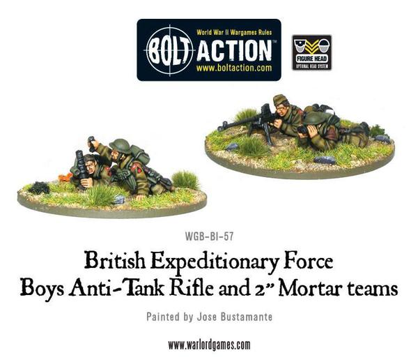 B.E.F. Anti-Tank Rifle Team & 2pdr Light Gun