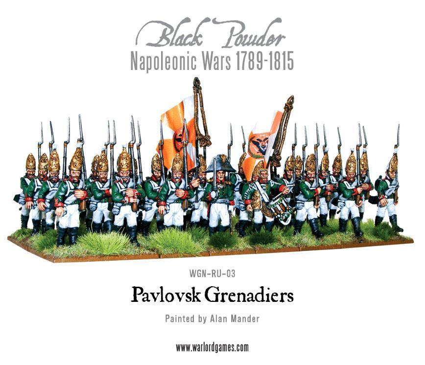 Napoleonic Russian Pavlosk Grenadiers