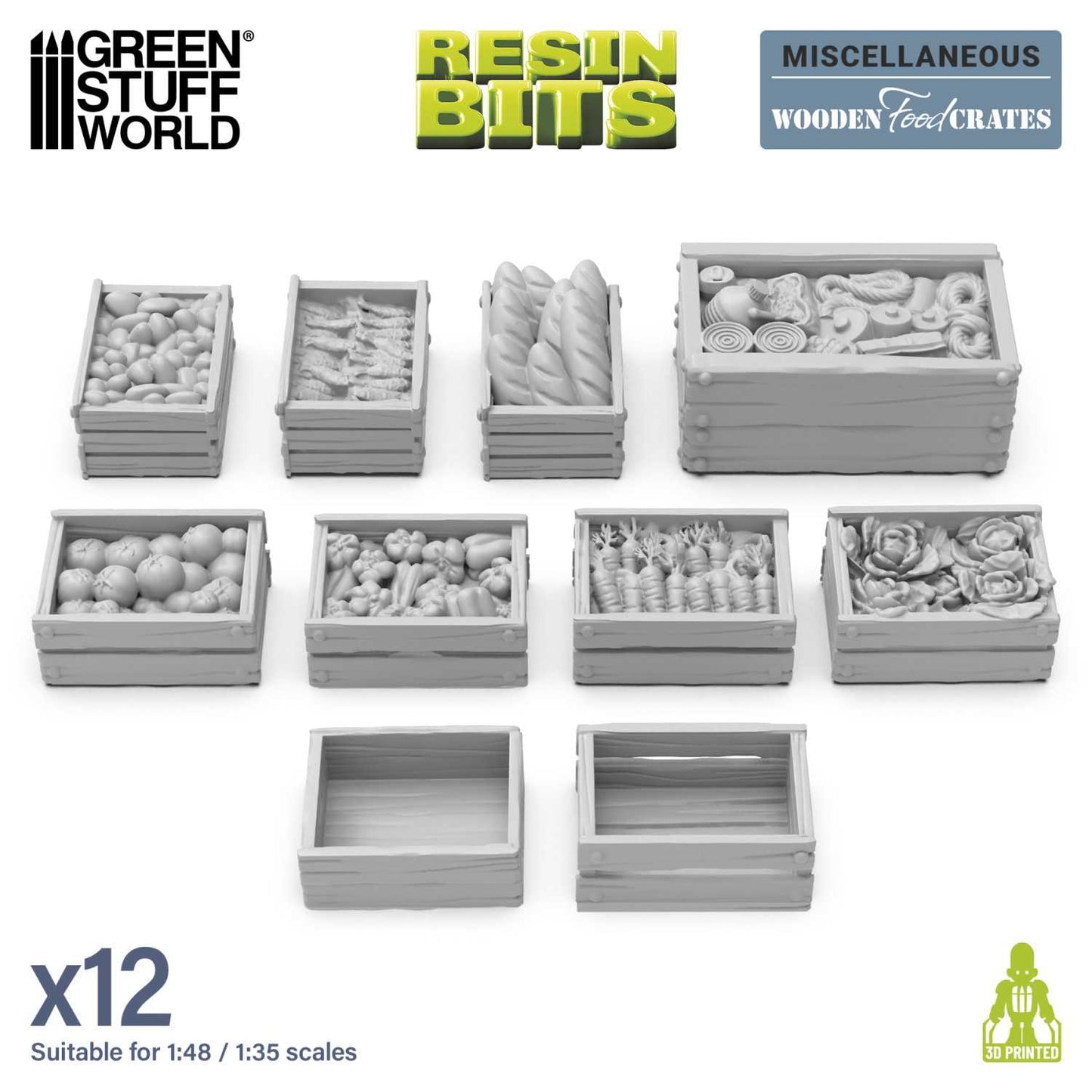 3D Printed: Wooden Food Crates